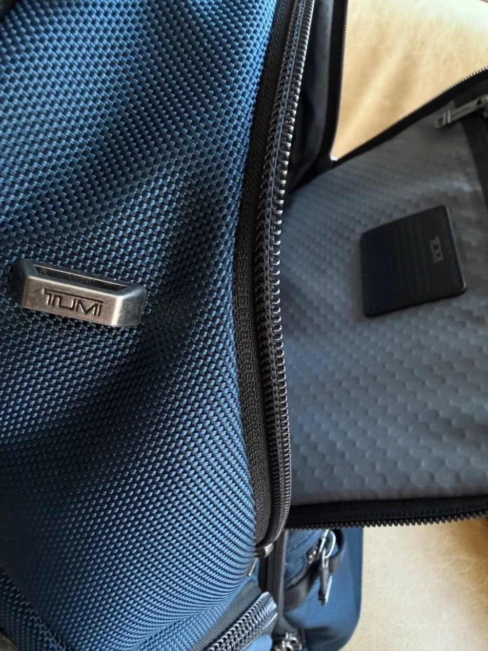 EUC - TUMI Alpha Bravo Navigation Backpack - Navy Blue
